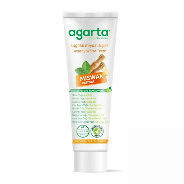 Agarta Doğal Diş Macunu 100 Ml Misvak Özlü - Resim 2