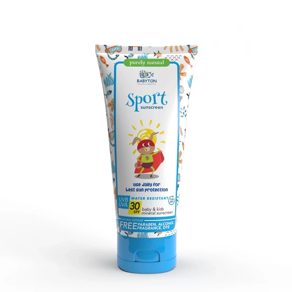 Babyton bebek Ve Çocuklar İçin Suya Dayanıklı Güneş Koruyucu Krem 100 Ml ürün görseli 1