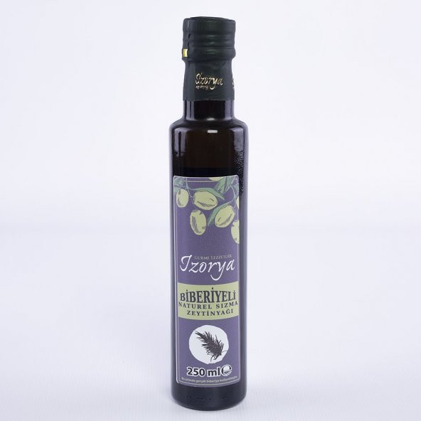 İzorya Gerçek Biberiyeli Zeytinyağı 250ML - Resim 3