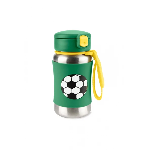 Skip Hop Zoo Pipetli Paslanmaz Çelik Suluk 350 Ml Futbol ürün görseli 1