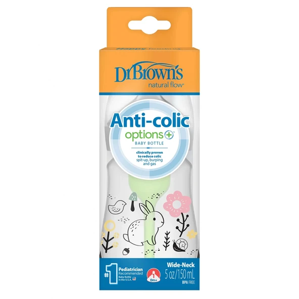 Dr.brown's Geniş Ağız Pp Antikolik Options Biberon 150 Ml Kız ürün görseli 1