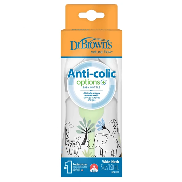 Dr.brown's Geniş Ağız Pp Antikolik Options Biberon 150 Ml Erkek ürün görseli 1