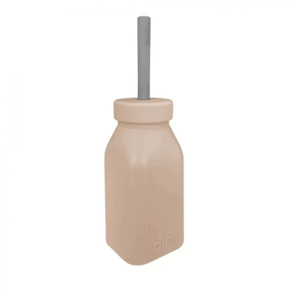 Oioi Şişe + Pipet 200 Ml Bubble Beige / Powder Grey ürün görseli 1
