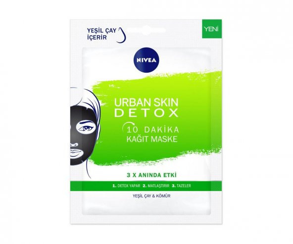 Nivea Urban Skin Detox 10 Dakika Kağıt Maske ürün görseli 1