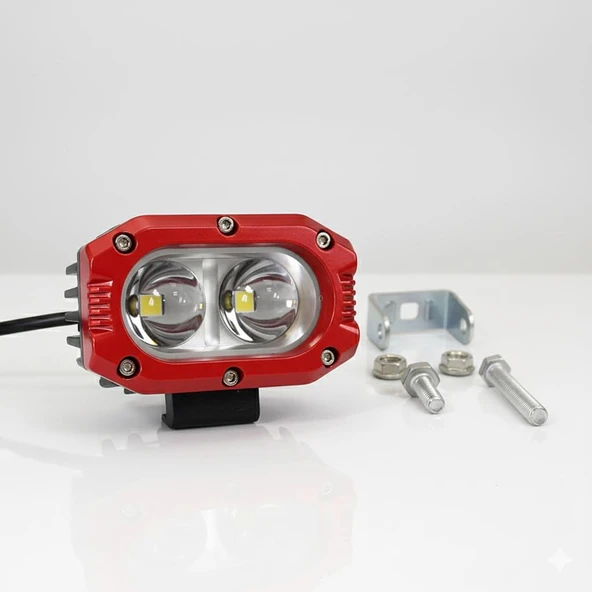 Space Offroad sis lambası 10.3x6.3x8.2cm beyaz Renk Güçlü Işık 33w 12-42v set ürün görseli 1