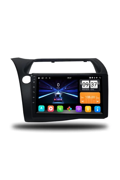 NAVMİNA Honda Civic HB Euro 2007-2012 Uyumlu 9 inç 2+32 GB Multimedya ürün görseli 1