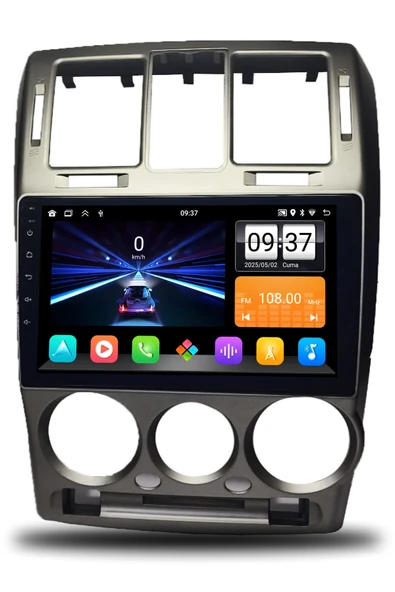 NAVMİNA Hyundai GETZ 2003-2011 Uyumlu 9 inç 2+32 GB Multimedya ürün görseli 1