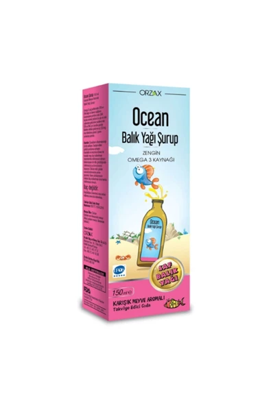 Ocean Karışık Meyveli Balık Yağı Şurubu 150 ml ürün görseli 1