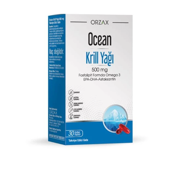 Ocean Krill Oil 500 Mg 30 Kapsül ürün görseli 1