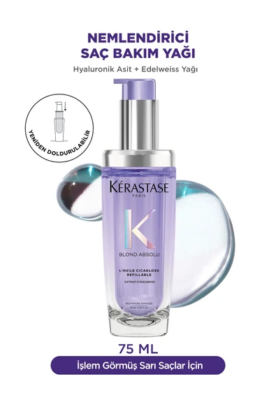 Kerastase Blond Absolu L'huile Cicagloss Sarı Saçlar Için Saç Bakım Yağı 75 ml ürün görseli 1