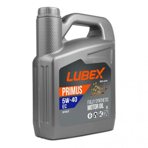 Lubex Primus EC 5W-40 5 Lt Tam Sentetik Motor Yağı ürün görseli 1