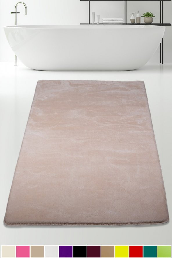 Bonny Home Elite Vizon 120x180 cm Peluş Banyo Paspası Kaymaz Tabanlı Pufidik Banyo Halısı ürün görseli 1