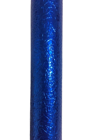 HEDİYE KAĞIDI GOFRAJLI METALİZE PARLAMENT MAVİ 70CM X 100 CM - 1 ADET ürün görseli 1