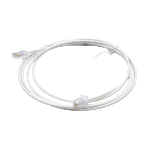 PATCH CORD  UTP CAT6 3 MT SLIM WHITE  (08F010) - Resim 2