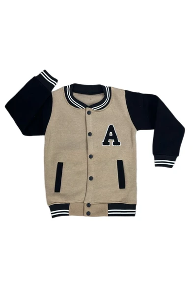 Erkek Çocuk Standart Kalıp Nakış Detaylı Fermuarlı  Sweatshirt ürün görseli 1
