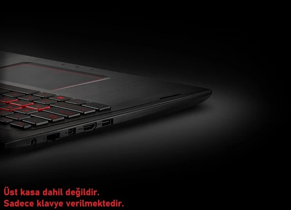Asus FX502VE Klavye Işıklı (Kırmızı) ürün görseli 1