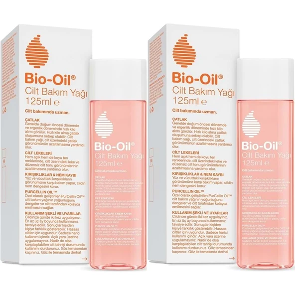 Bio-Oil Çatlak Oluşumunu Önleyici Cilt Bakım Yağı 125ML (Yeni Formül) (2 Li Set) ürün görseli 1