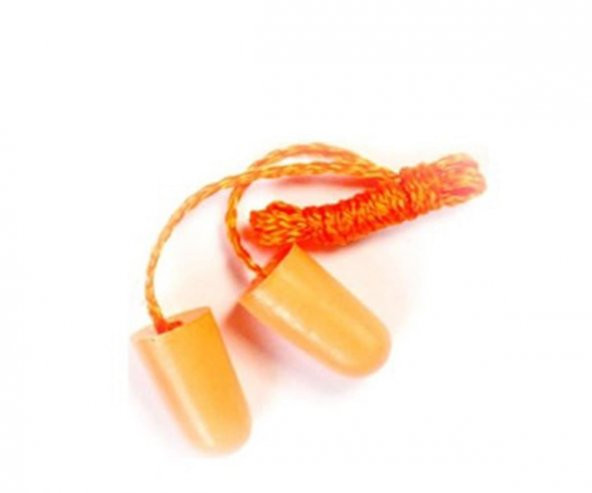 Ear Plug İpli Köpük Kulak Koruyucu 2 Adet ürün görseli 1