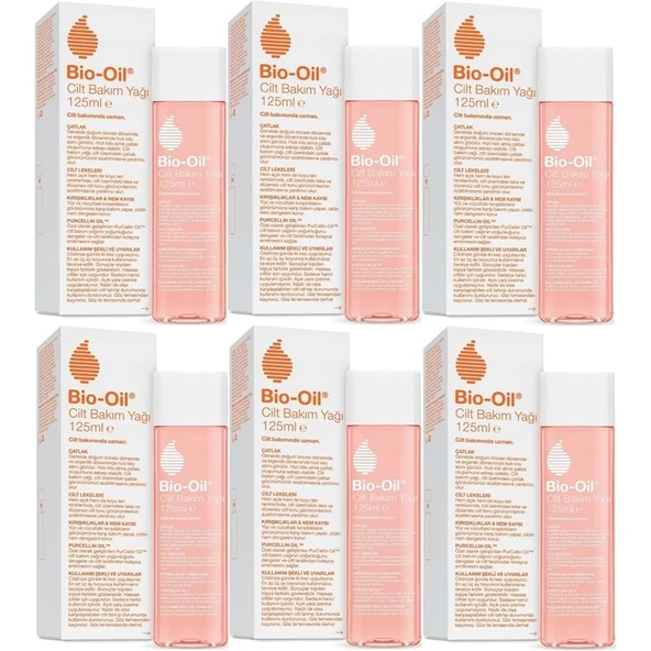 Bio-Oil Çatlak Oluşumunu Önleyici Cilt Bakım Yağı 125ML (Yeni Formül) (6 Lı Set) ürün görseli 1