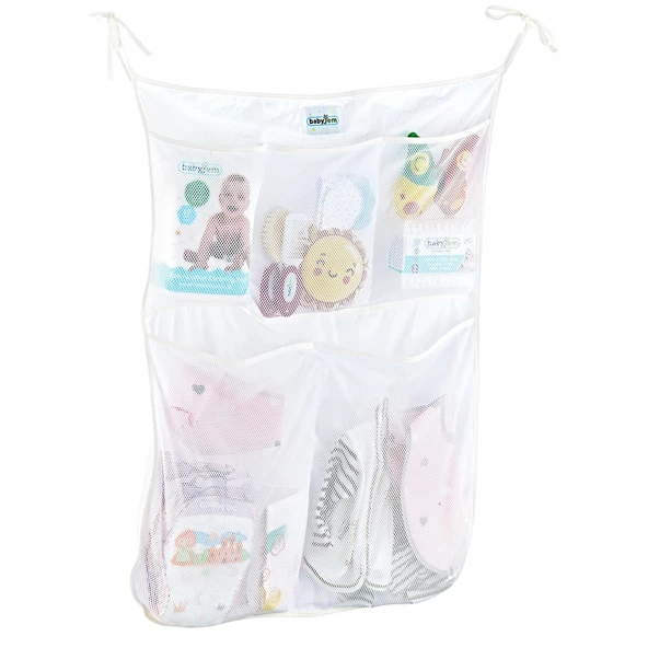 Babyjem Yatak Başı Organizer 555 Beyaz ürün görseli 1