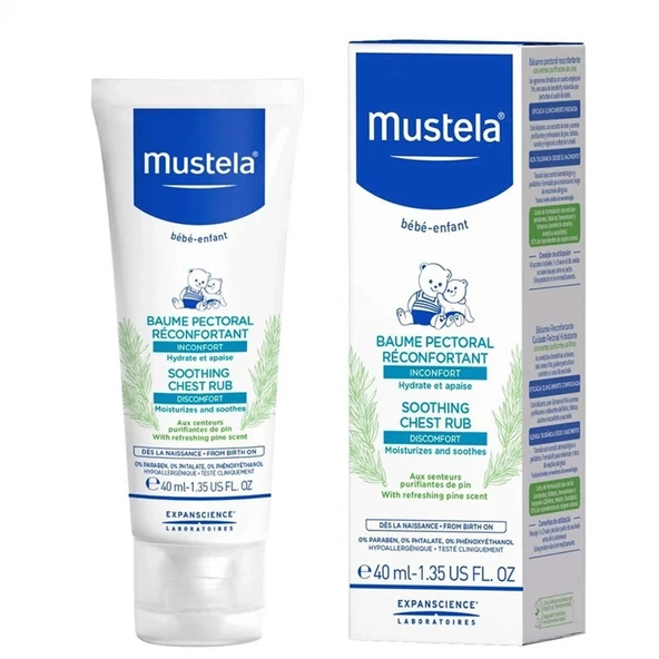 Mustela Soothing Chest Rub (rahatlatıcı Göğüs Balsamı) 40 Ml ürün görseli 1