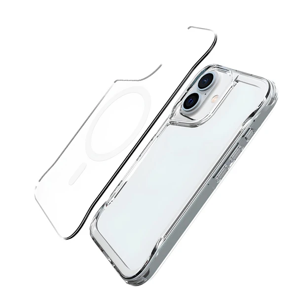 iPhone 16 Plus 6.7'' Tmax Şeffaf Magsafe Kılıf - Resim 5