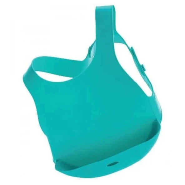 Oioi Silikon Mama Önlüğü Aqua Green ürün görseli 1