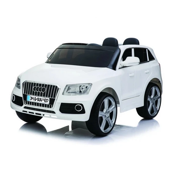 Babyhope Q-suv Akülü Araba 12 Volt 437 Beyaz ürün görseli 1