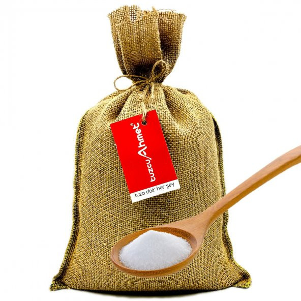 Tuzcu Ahmet 5 Kg Jüt Torbada 100 Gerçek Kristal Kaya Tuzu ürün görseli 1