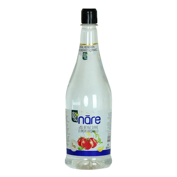 Doğanay Nare Beyaz Sirke Limon Aromalı 1000 ML - Doğal Rengidir Renklendirici İçermez ürün görseli 1