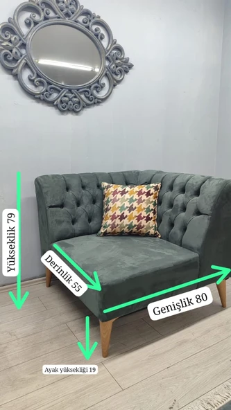 80'lık Lego Köşe Koltuk - Resim 4