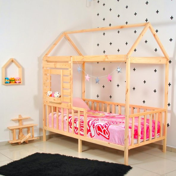 Markaawm Montessori Yatak Çocuk Odası Bebek Beşik 90X190 Karyola ürün görseli 1