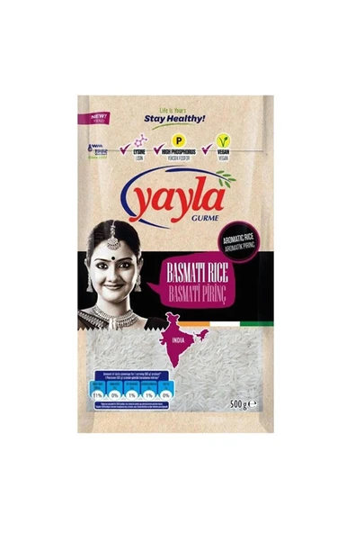 Yayla Basmati Pirinç 500 gr x 4 Adet - Resim 2