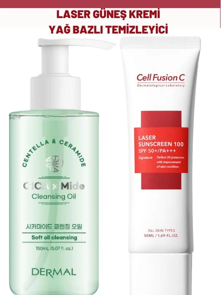 Cell Fusion C Laser Güneş Kremi ve Dermal Yağ Bazlı Temizleyici ürün görseli 1