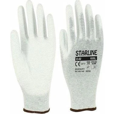 Starline E-42 Antistatik Pu Eldiven Beden 10 Numara - Resim 4