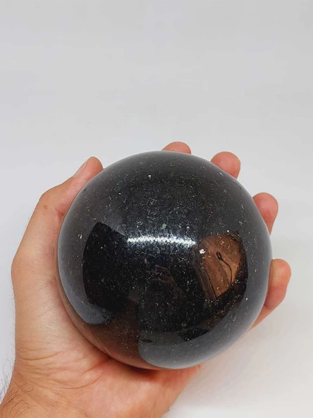 Spektrolit Taşı Koleksiyonluk Küre - 1800gram (52962) ürün görseli 1