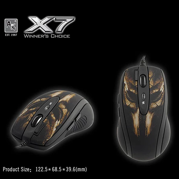 A4-Tech XL-750BH Bronz Lazer Gaming Oyuncu Mouse - Resim 4