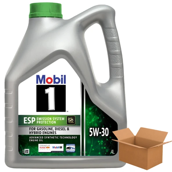 Mobil 1 ESP 5W-30 Tam Sentetik Motor Yağı 4 x 4 Litre (KOLİ) ürün görseli 1