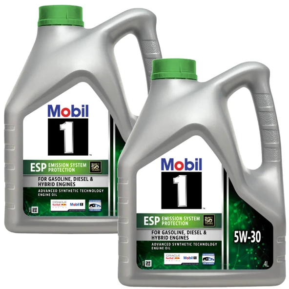 Mobil 1 ESP 5W-30 Tam Sentetik Motor Yağı 2 x 4 Litre - ÜT: 2025 ürün görseli 1