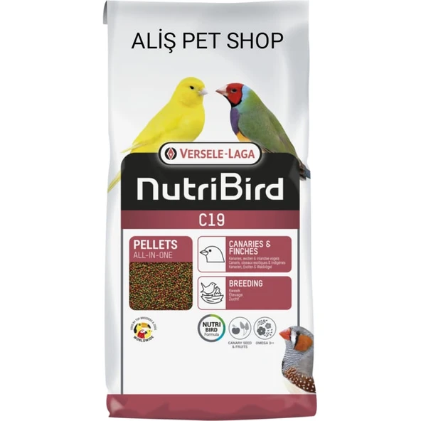 Nutrıbırd C19 Pelet Kanarya Fınch Pelet Yem 3kg Güncel Sk ürün görseli 1