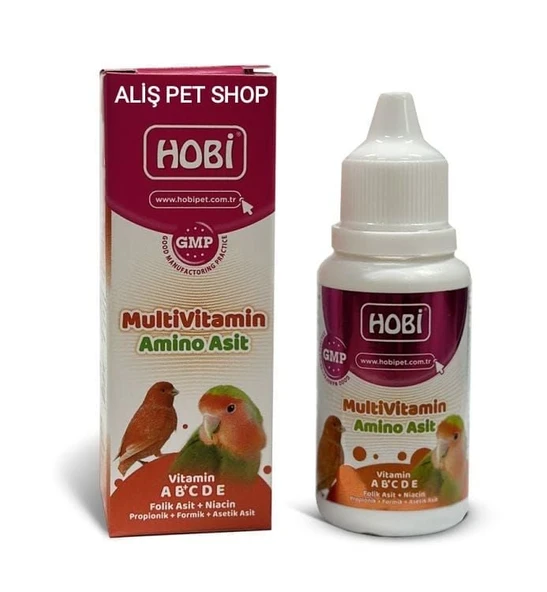 Kuşlar Için Multivitamin Ve Aminoasit Takviyesi 30ml 1 Adet ürün görseli 1