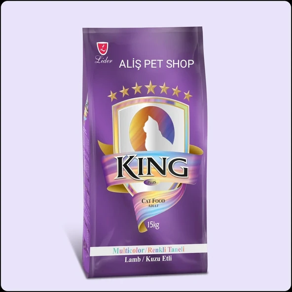 Multicolor Renkli Taneli Kuzu Etli Yetişkin Kedi Maması 15 Kg ürün görseli 1