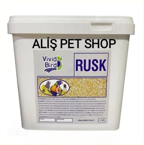 VİVİD BİRD RUSK 5 KG ürün görseli 1