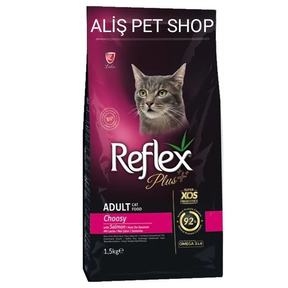 Plus Choosy Somonlu Kedi Maması 1,5 Kg ürün görseli 1