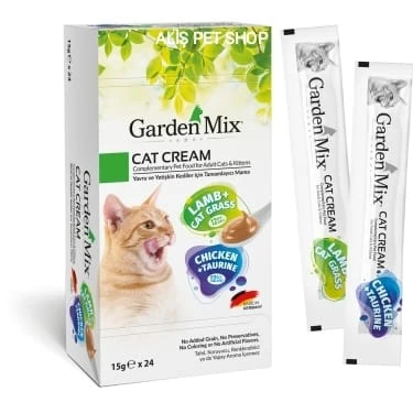 Garden Mix Tavuklu ve Kuzulu Karışık Sıvı Kedi Ödülü 24X15Gr. ürün görseli 1