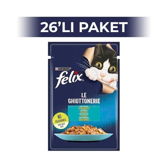 Ton Balıklı Yetişkin Kedi Yaş Maması 26 X 85 gr ürün görseli 1