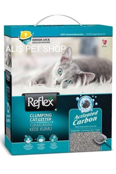 Aktif Karbonlu Topaklanan Kedi Kumu 10 Lt ürün görseli 1