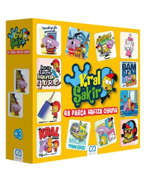 Ca Kral Şakir 48 Parça Hafıza Oyunu 5112 ürün görseli 1