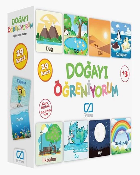 Doğayı Öğreniyorum Eğitici Oyun Kartları ürün görseli 1