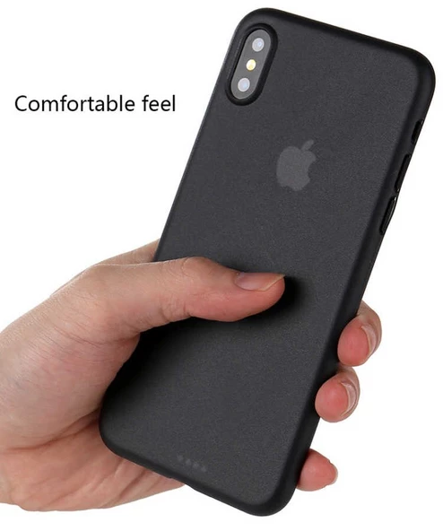iPhone X/XS Ultra İnce Mat Kamera Çıkıntılı PP Kılıf ürün görseli 1